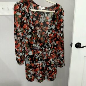 BCBGeneration Floral Romper.